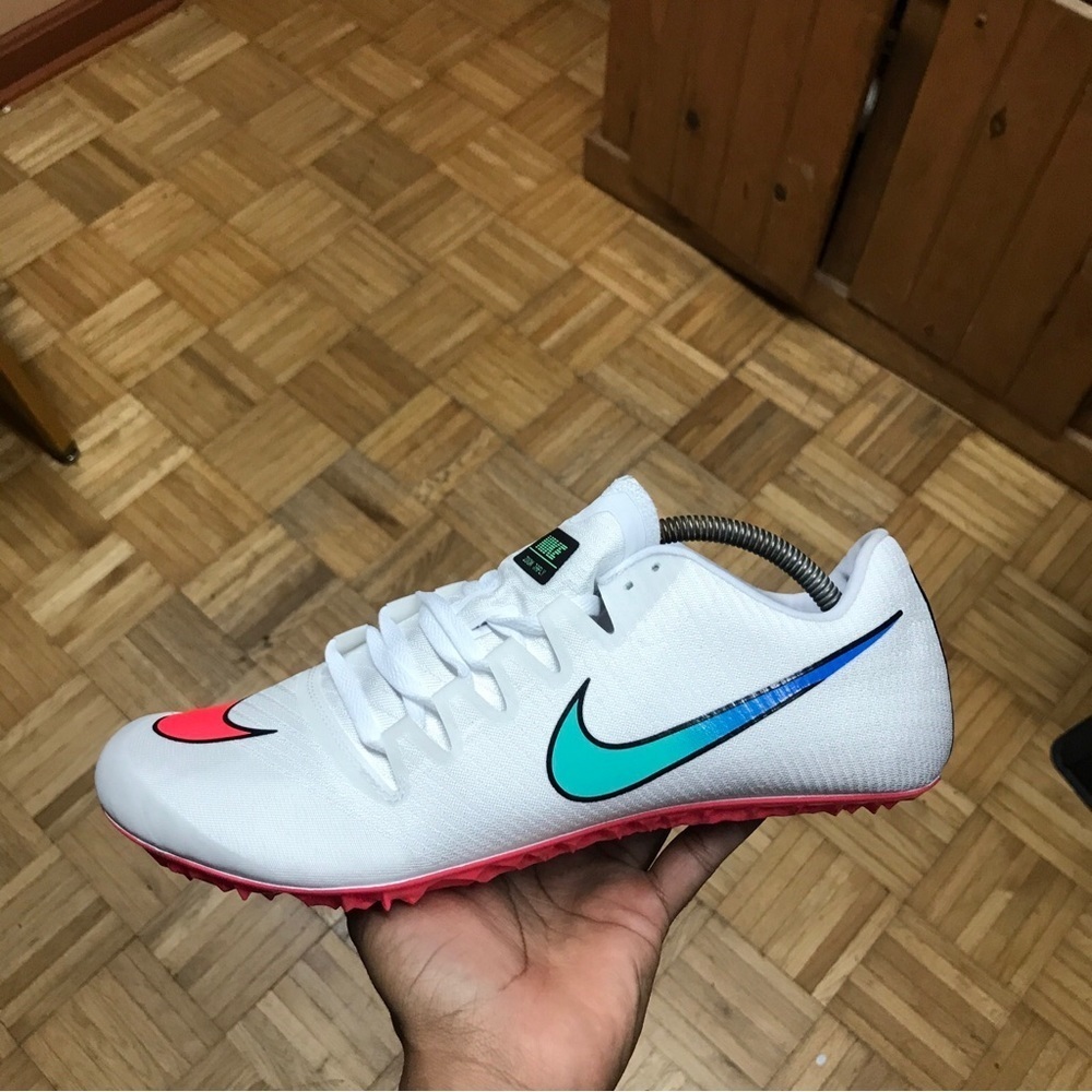 Nike Zoom JA Fly 3 Men's Track Shoes 'White Ombre' Size 12.5 (Missing Spikes) - Picture 5 of 11
